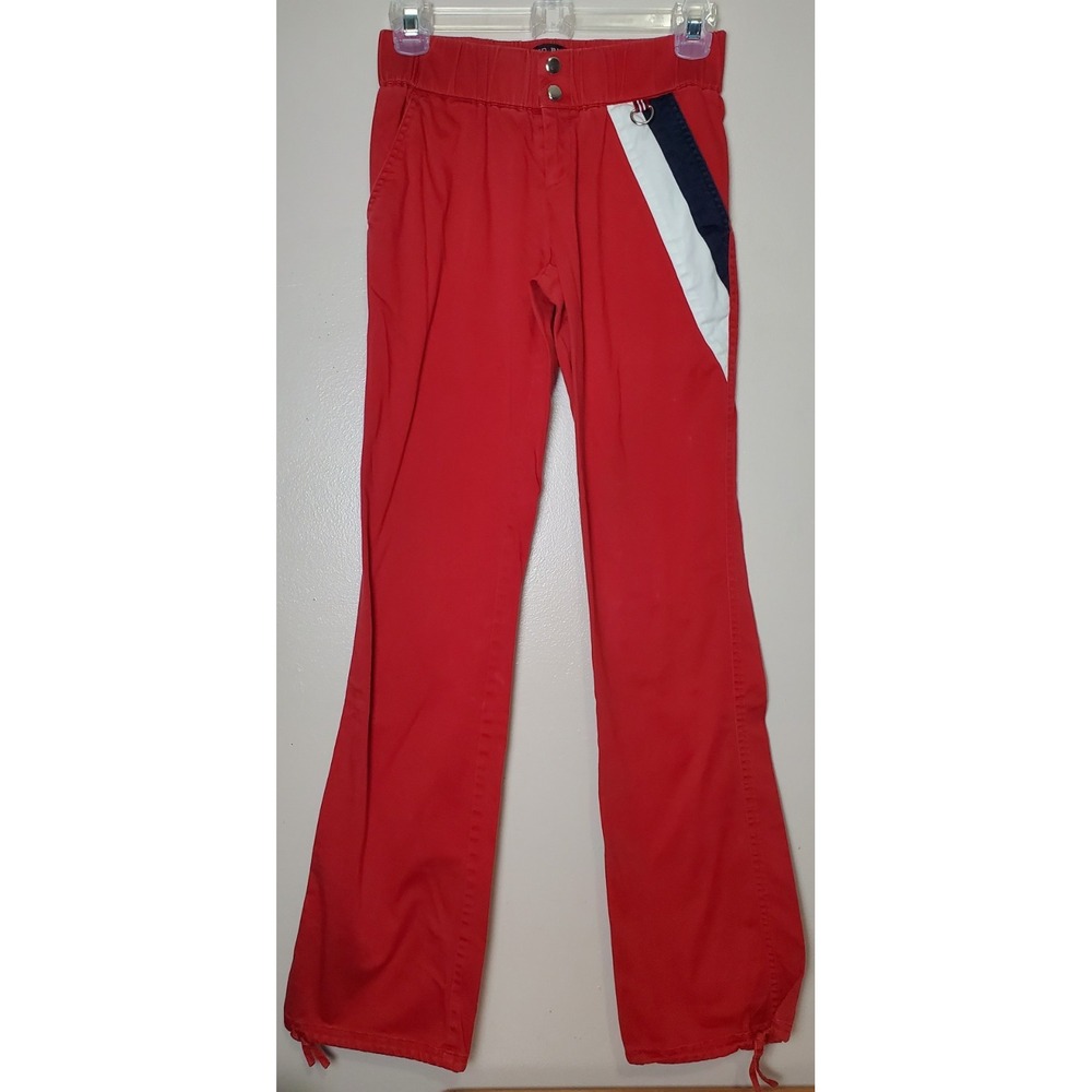 David Bitton‎ Buffalo Loria Pants Vintage 26 Red White Blue Americana Patriotic